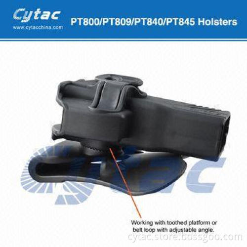Taurus PT800 Holster, designed with polymer, soft silicone paddle, release button